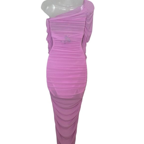 Ser.o.ya Chantae Mesh Dress Cherry Blossom Pink Size Small NWT - Picture 3 of 6